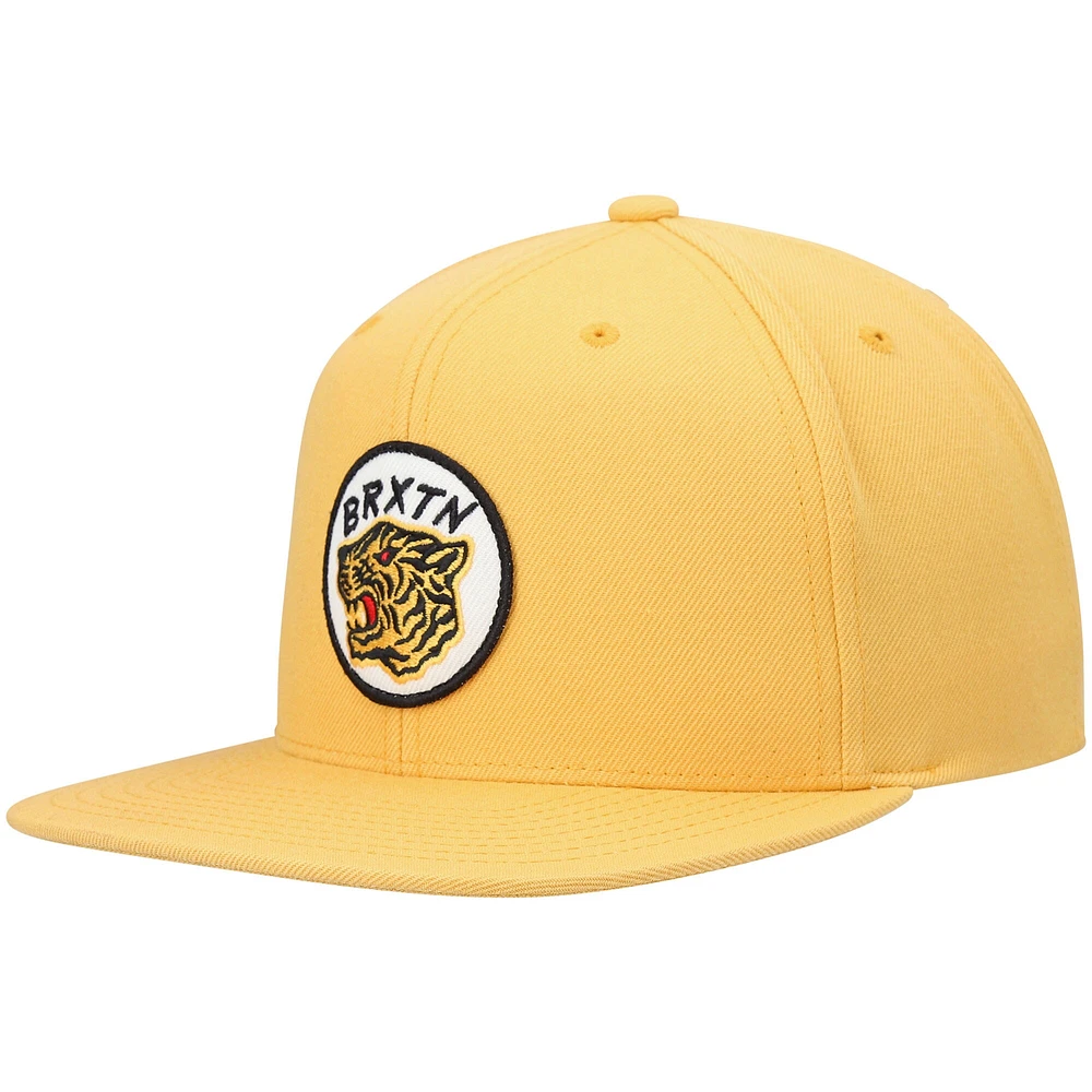 Casquette Snapback Brixton Gold Kit pour homme