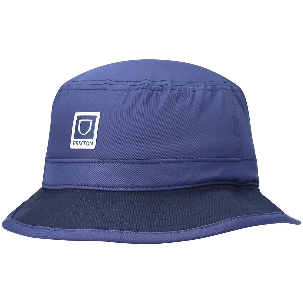 Chapeau seau repliable Brixton Navy Beta pour homme