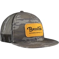 Men's Camo Brixton Grade Trucker Snapback Hat