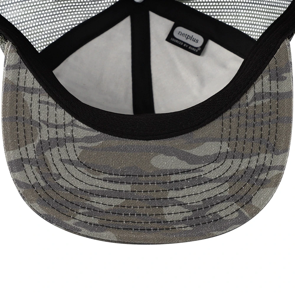 Men's Camo Brixton Grade Trucker Snapback Hat