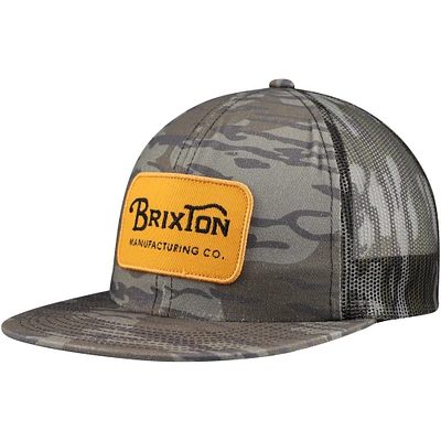 Men's Camo Brixton Grade Trucker Snapback Hat