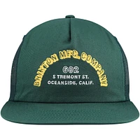 Men's Green Brixton Haven Trucker Snapback Hat