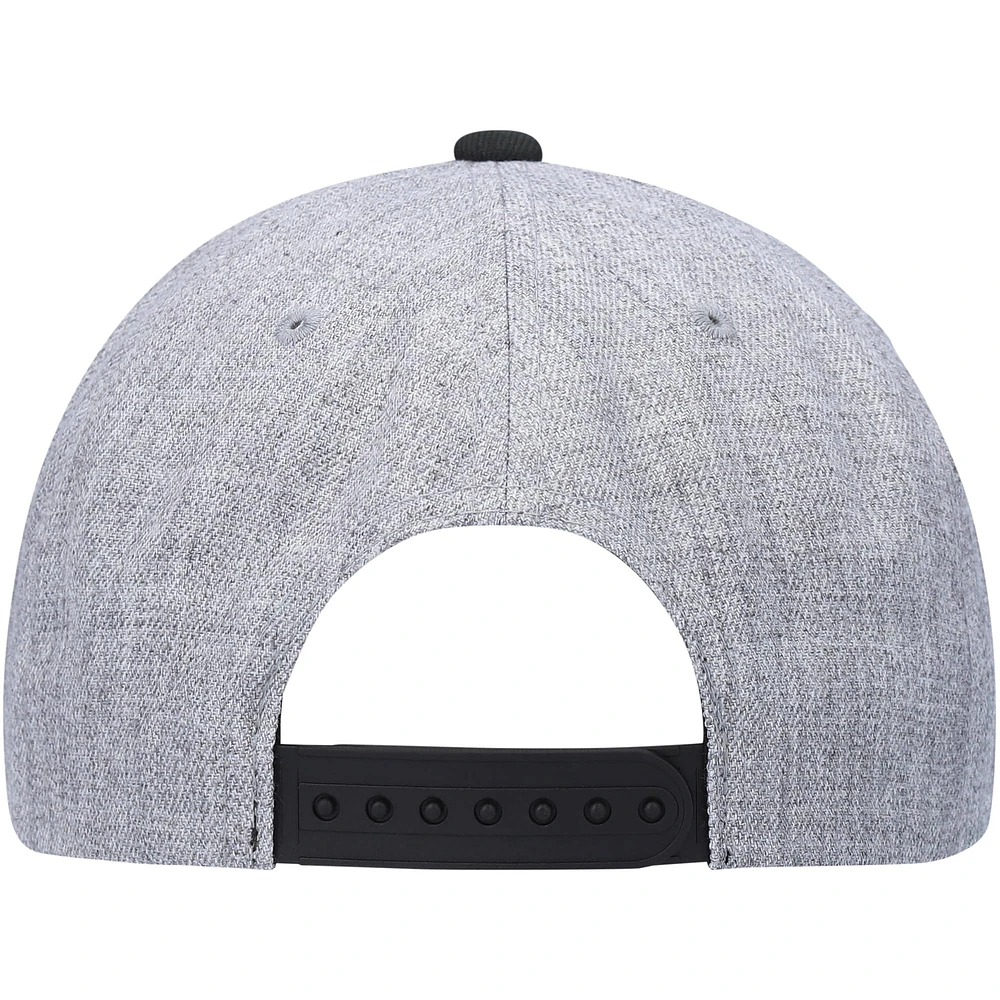 Chapeau réglable gris chiné Crest C pour hommes