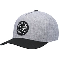 Chapeau réglable gris chiné Crest C pour hommes