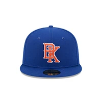 Men's New Era  Blue Brooklyn Cyclones Theme Nights 59FIFTY Fitted Hat