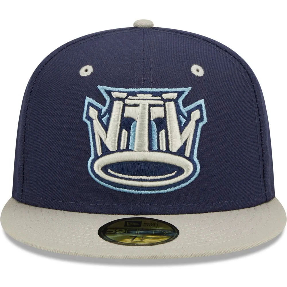 Casquette ajustée 59FIFTY Brooklyn Jefes Copa De La Diversion New Era pour homme, bleu marine/gris