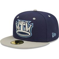 Men's New Era Navy/Gray Brooklyn Jefes Copa De La Diversion 59FIFTY Fitted Hat