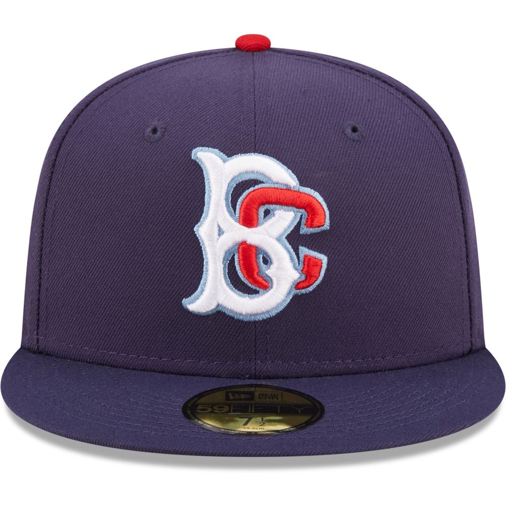 Men's New Era Navy Brooklyn Cyclones Authentic Collection 59FIFTY Fitted Hat