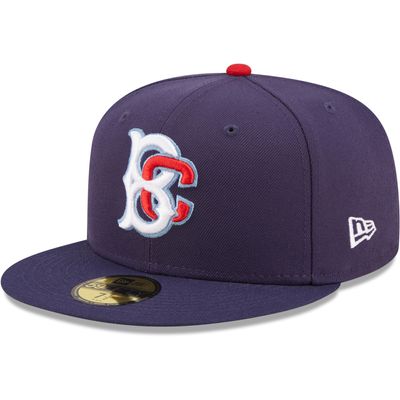 Men's New Era Navy Brooklyn Cyclones Authentic Collection 59FIFTY Fitted Hat