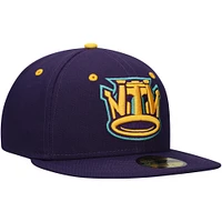 Men's New Era Purple Brooklyn Jefes Copa de la Diversión 59FIFTY Fitted Hat