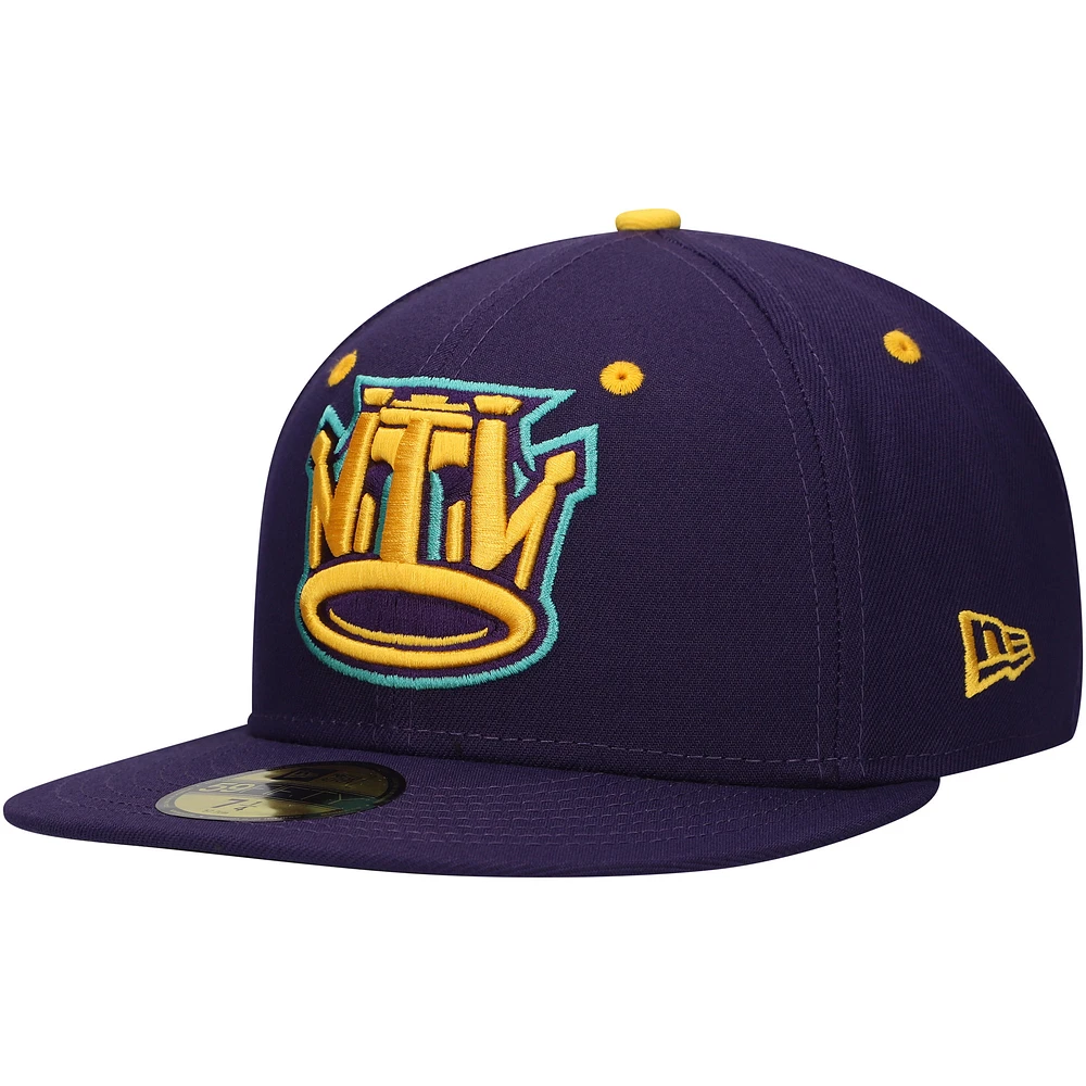 Men's New Era Purple Brooklyn Jefes Copa de la Diversión 59FIFTY Fitted Hat