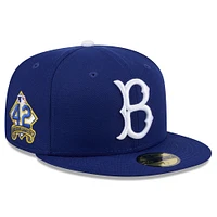Men's New Era  Royal Brooklyn Dodgers 2025 Jackie Robinson Day 59FIFTY Fitted Hat