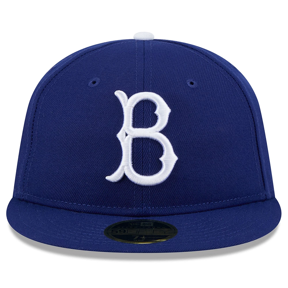 Men's New Era  Royal Brooklyn Dodgers 2025 Jackie Robinson Day Retro Crown 59FIFTY Fitted Hat
