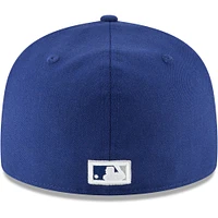 Casquette ajustée 59FIFTY en laine Royal Brooklyn Dodgers Cooperstown Collection pour homme New Era