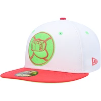 Casquette ajustée New Era Brooklyn Dodgers Collection Cooperstown 1955 World Series Strawberry Lolli 59FIFTY pour homme