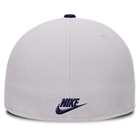 Men's Nike Gray Brooklyn Dodgers Cooperstown Collection True Performance Fitted Hat