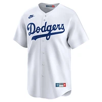 Men's Nike Jackie Robinson White Brooklyn Dodgers Throwback Cooperstown Collection Limited Jersey
