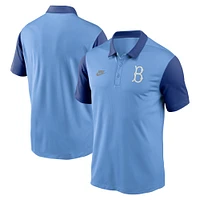 Polo Nike bleu clair Brooklyn Dodgers Franchise Cooperstown Collection pour homme