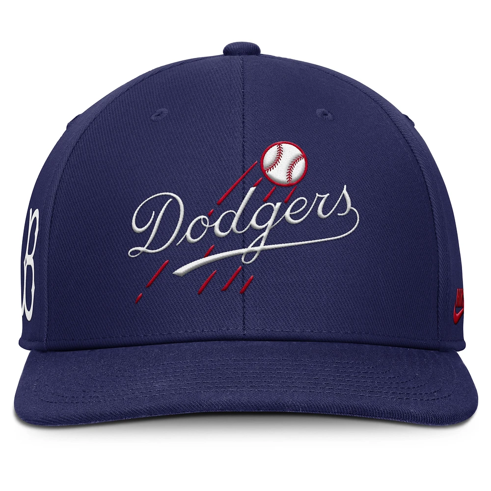 Men's Nike Navy Brooklyn Dodgers Pro Performance Snapback Hat