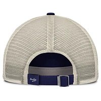 Casquette ajustable Nike Royal/Natural Brooklyn Dodgers Cooperstown Collection Club Trucker pour homme