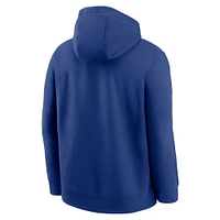 Men's Nike Royal Brooklyn Dodgers Cooperstown Collection Logo Club Pullover Hoodie