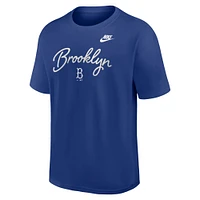 Men's Nike Royal Brooklyn Dodgers Cooperstown Collection Max90 T-Shirt