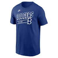 T-shirt rétro Nike Royal Brooklyn Dodgers Cooperstown Collection pour homme