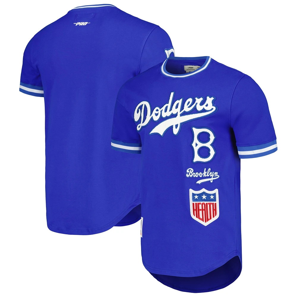 Pro Standard Royal Brooklyn Dodgers Cooperstown Collection T-shirt classique rétro pour homme