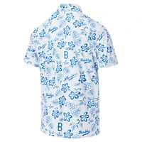 Polo de performance Reyn Spooner blanc pour hommes des Brooklyn Dodgers la collection Cooperstown