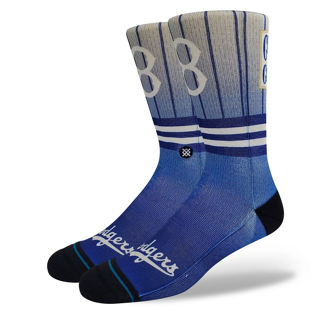 Chaussettes mi-mollet Stance Brooklyn Dodgers Cooperstown pour hommes