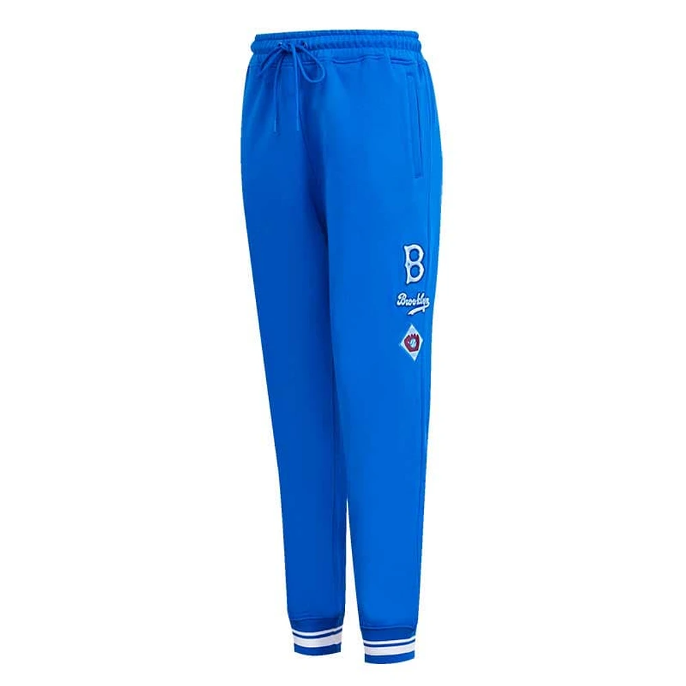 Pantalon de survêtement rétro classique Collection Cooperstown des Dodgers Brooklyn Royal Pro Standard pour femme