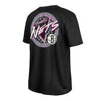 New Era  Black Brooklyn Nets Glow-in-the-Dark T-Shirt