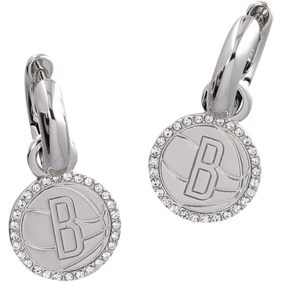 Brooklyn Nets BaubleBar Huggie Earrings
