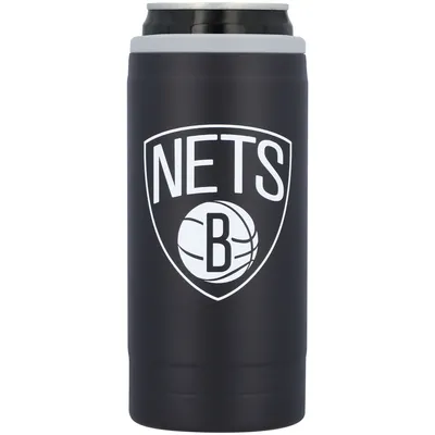 Brooklyn Nets 12oz. Flipside Powdercoat Slim Can Cooler