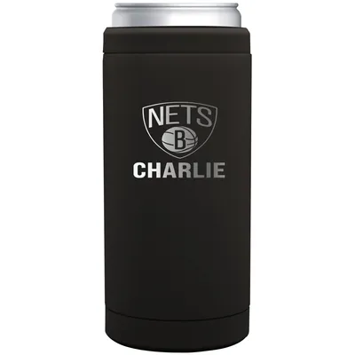 Brooklyn Nets 12oz. Personalized Stainless Steel Slim Can Cooler