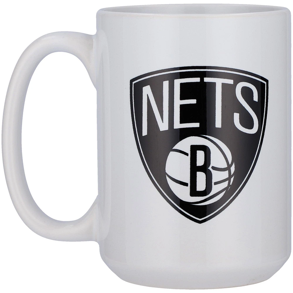 Brooklyn Nets 15oz. Primary Logo Mug