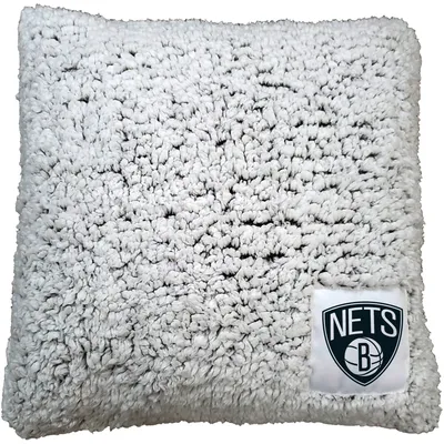 Brooklyn Nets 16'' x 16'' Frosty Sherpa Pillow