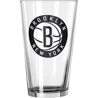 Brooklyn Nets 16oz. Team Wordmark Game Day Pint Glass