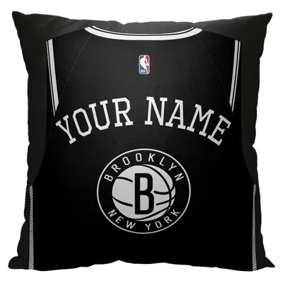 Brooklyn Nets 18'' x 18'' Personalized Pillow