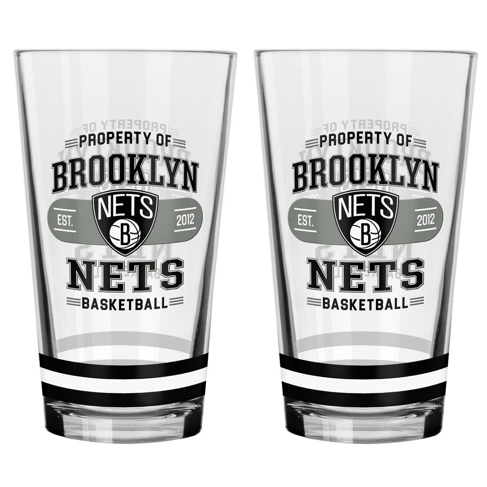 Brooklyn Nets 2-Piece Mixing Glass Set