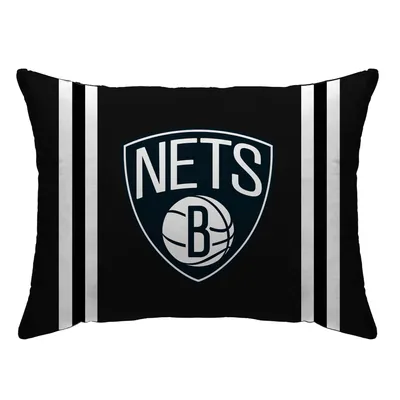 Brooklyn Nets 20'' x 26'' Standard Stripe Logo Bed Pillow