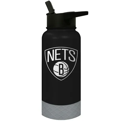 Brooklyn Nets 32oz. Logo Thirst Hydration Water Bottle