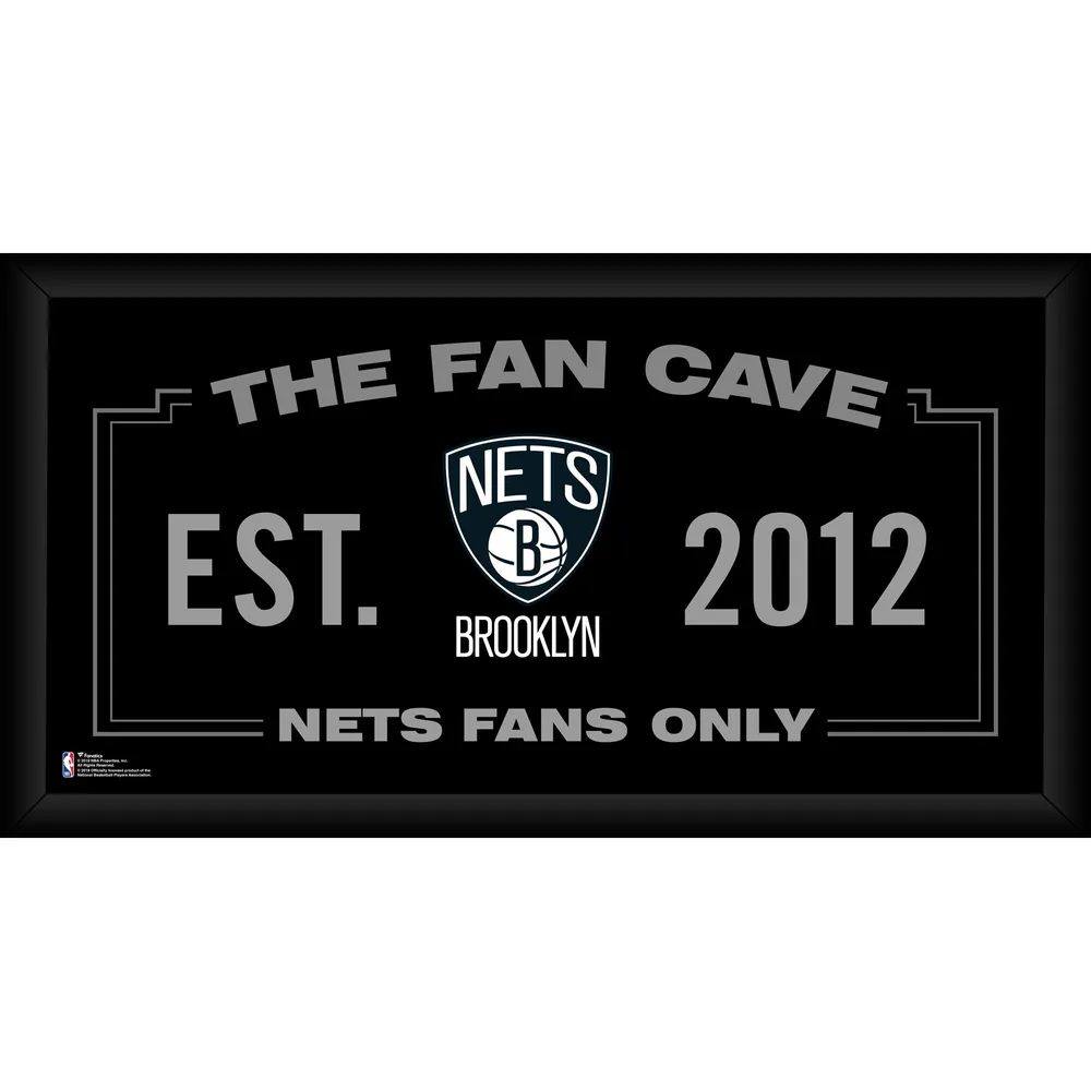 Brooklyn Nets Fanatics Authentic Brown Framed Jersey Display Case