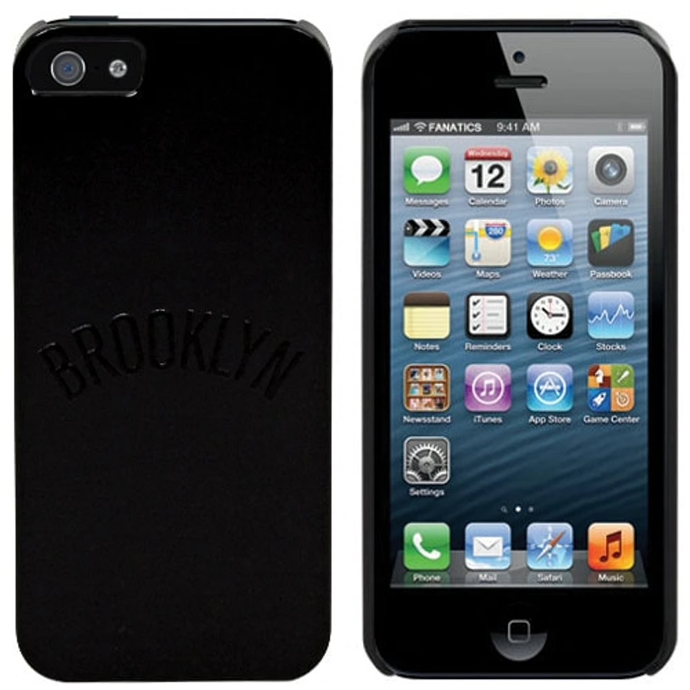 Coque à clipser pour iPhone 5 Brooklyn Nets – Noir