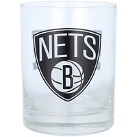 Brooklyn Nets Letterman 14oz. Rocks Glass