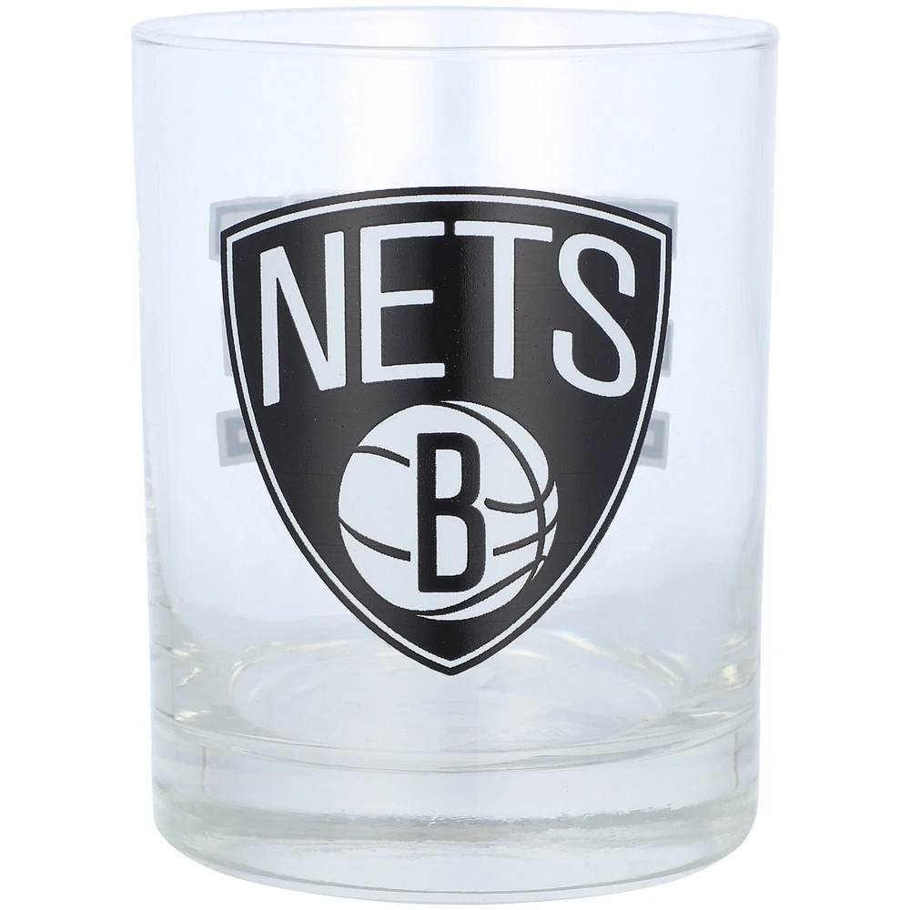 Brooklyn Nets Letterman 14 oz. Verre de roches