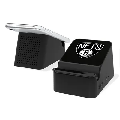 Brooklyn Nets Solid Design Wireless Charging Station & Bluetooth Speaker
