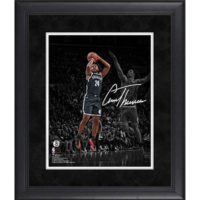 Cam Thomas Brooklyn Nets Facsimile Signature Framed 11" x 14" Spotlight Photograph