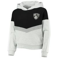 Girls Youth Heathered Gray Brooklyn Nets All Yours Pullover Hoodie