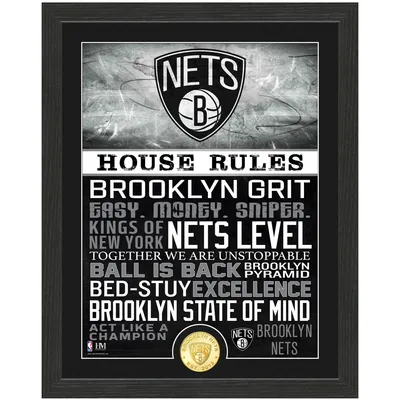 Highland Mint Brooklyn Nets Kevin Durant Impact Jersey Framed Photo